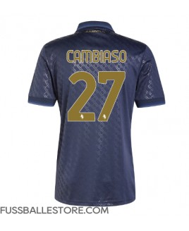 Günstige Juventus Andrea Cambiaso #27 3rd trikot 2024-25 Kurzarm